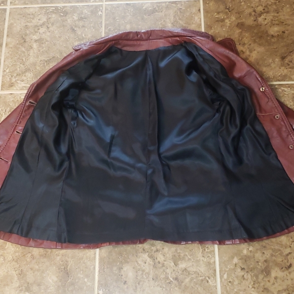 Vintage tailored  leather jacket!! - Picture 5 of 6